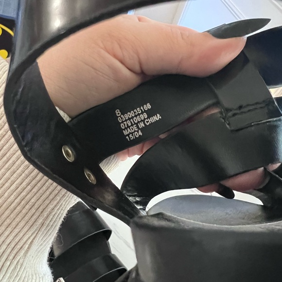 ASOS Black Buckle Sandals - Picture 9 of 12